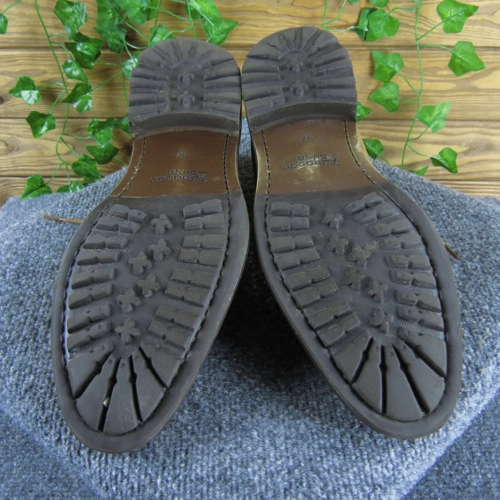 Armando Silva Zegna Men's 43 EU Brown Suede Leather Ankle Chukka Boots‎